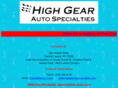 highgearautospecialties.com