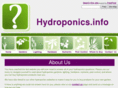 hydroponics.info