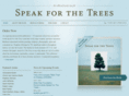 speakforthetreebooks.com