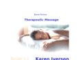 kareniversontherapeuticmassage.com