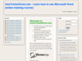 howtouseword.com