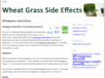 wheatgrasssideeffects.org