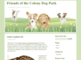 friendsofthecolonydogpark.org