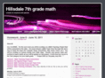 hillsdalemath7.com