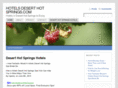 hotelsdeserthotsprings.com