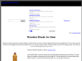 woodenshedsforsale.com