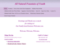 allnaturalfountainofyouth.com
