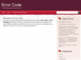 errorcode.info