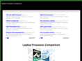 laptopprocessorcomparison.com