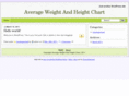 averageweightandheightchart.net