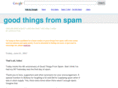 goodthingsfromspam.com