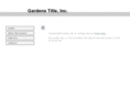 gardenstitle.com