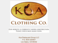 koaclothingcompany.com