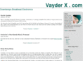 vayderx.com