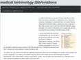 medicalterminologyabbreviations.net
