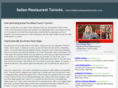 italianrestauranttoronto.com