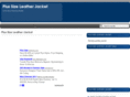 plussizeleatherjacket.net