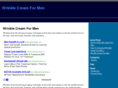 wrinklecreamformen.net
