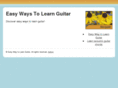 easywaytolearnguitar.net