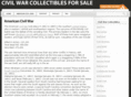 civilwarcollectiblesforsale.com