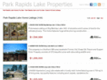 parkrapidslakeproperties.com