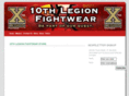 10thlegionfightwearshop.com