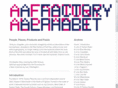 factoryalphabet.info