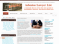 asbestoslawyerlist.com