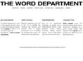 theworddepartment.com