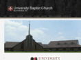 universitybaptistchurch.com