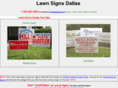 lawnsignsdallas.com
