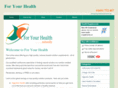 foryourhealth.co.uk