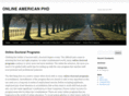 onlineamericanphd.com