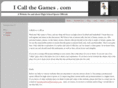 icallthegames.com