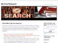 myfreeresearch.net