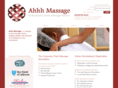 ahhhmassage.net