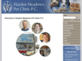 haydenmeadowspetclinic.com
