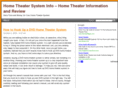 hometheatersysteminfo.net