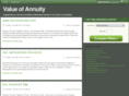 valueofannuity.com