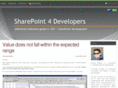 sharepoint4developers.net