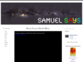 samuelsays.com