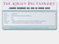 kingsdictionary.com
