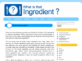 whatisthatingredient.com
