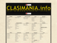 clasimania.info