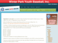 winterparkyouthbaseball.com