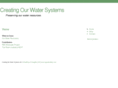 creatingourwatersystems.com