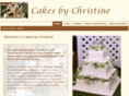 weddingcakesbychristine.com