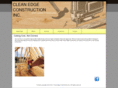 cleanedgeconstruction.com