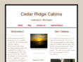 cedarridgecabins.com