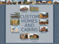 customhomesandcabins.com